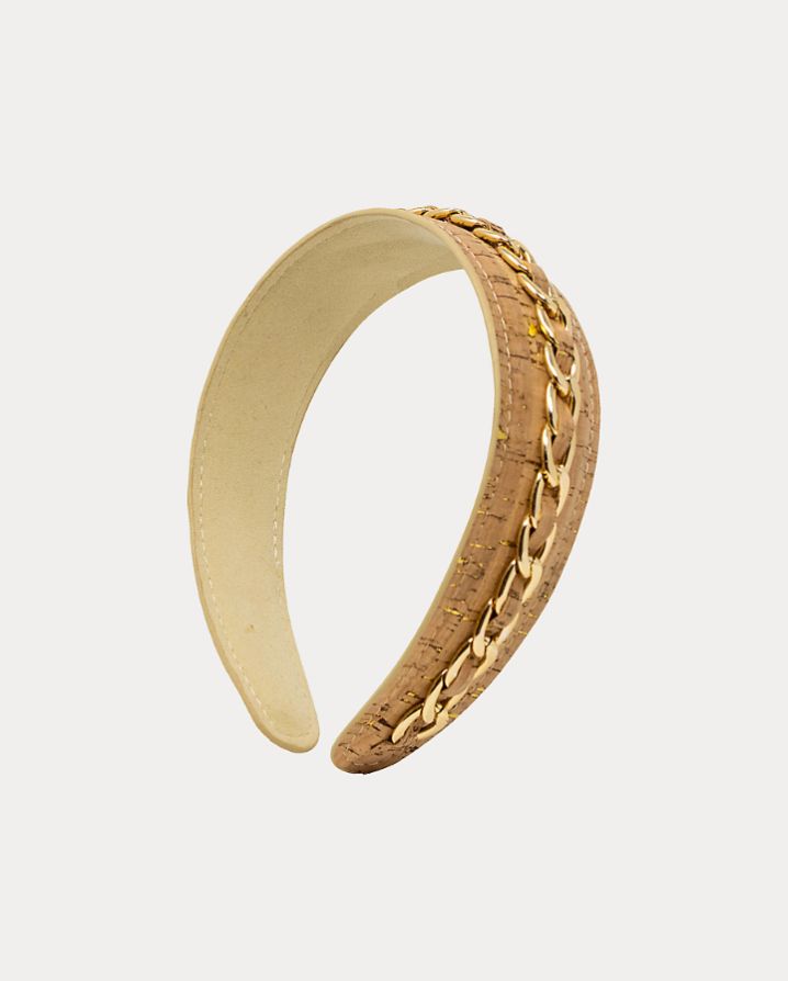 CHAIN EMBELLISHED HEADBAND