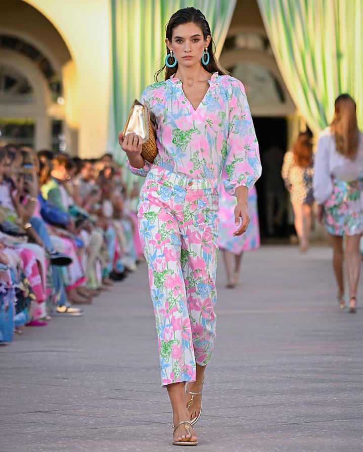 LOURDES 3/4 SLEEVE COTTON TOP