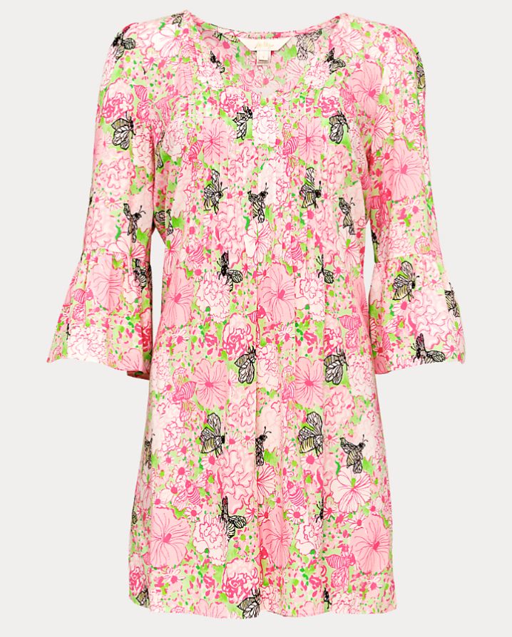 DANIKA 3/4 SLEEVE TUNIC DRESS