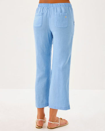 BRAWLEY LINEN CROP PANT
