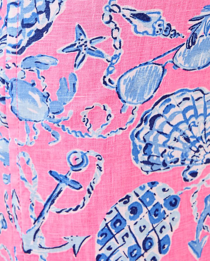 BRAWLEY LINEN CROP PANT