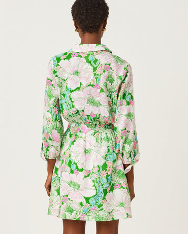 ABRALYNN LINEN SHIRTDRESS