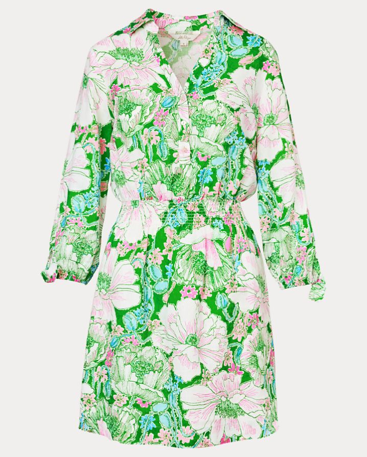 ABRALYNN LINEN SHIRTDRESS