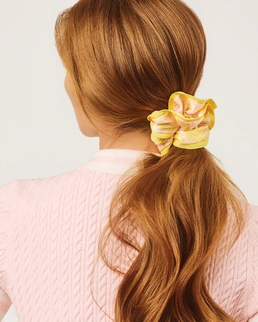 LAYERED RUFFLE SCRUNCHIE SET