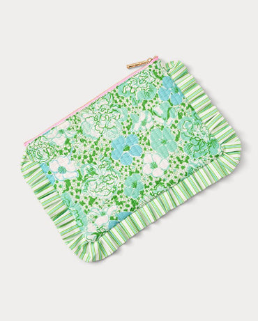 RUFFLE POUCH