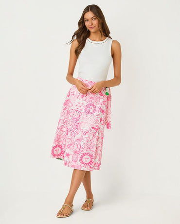 CONSTANCE REVERSIBLE MIDI SKIRT