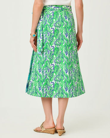 CONSTANCE REVERSIBLE MIDI SKIRT