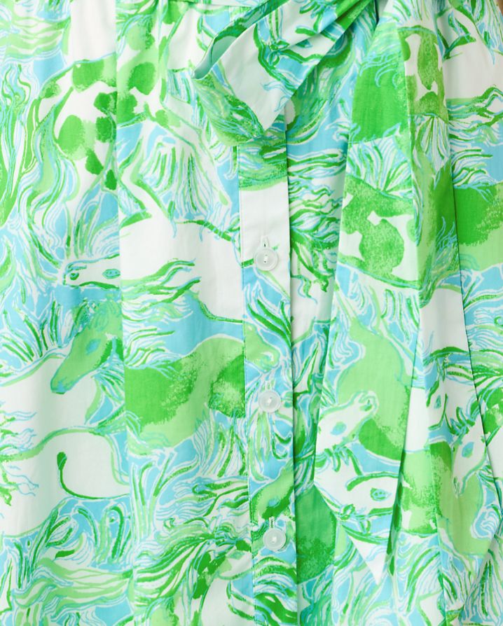 SONAIRE MIDI SHIRTDRESS