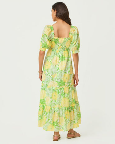 HADLY SHORT SLEEVE SMOCKED DRESS