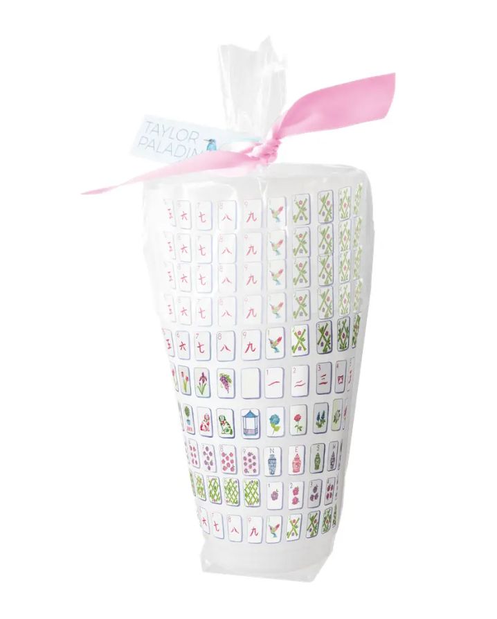 MAHJONG FROSTED CUPS
