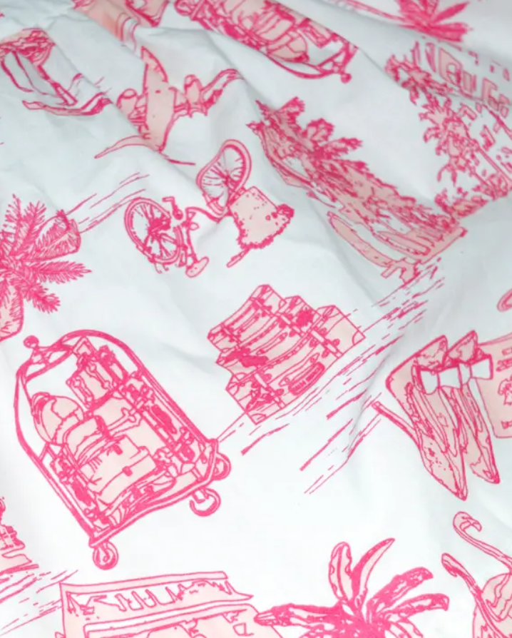 SMOCKED FLUTTER SLEEVE DRESS