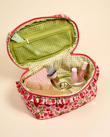 GLAM & GO QUILTED COSMETIC BAG