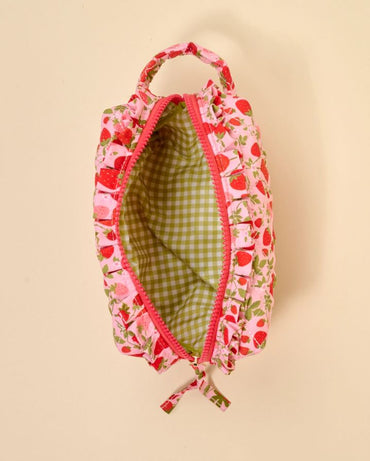 ESSENTIALS QUILTED COSMETIC POUCH