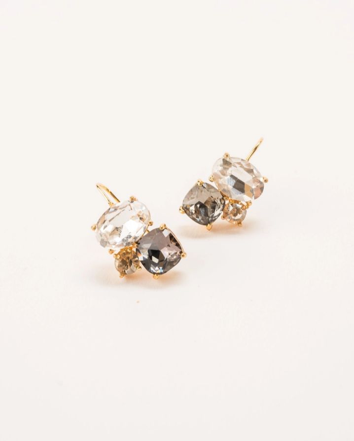 SKLYAR CLUSTER DROP EARRINGS