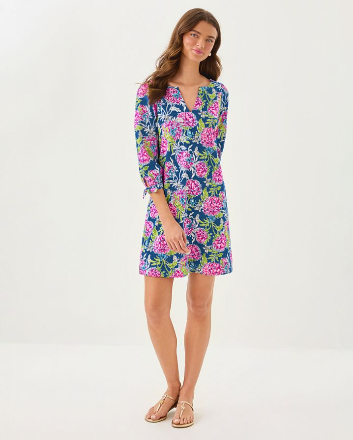 CATH 3/4 SLEEVE DRESS
