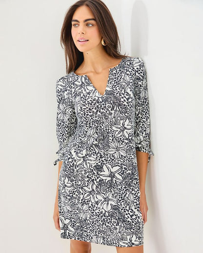 CATH 3/4 SLEEVE DRESS