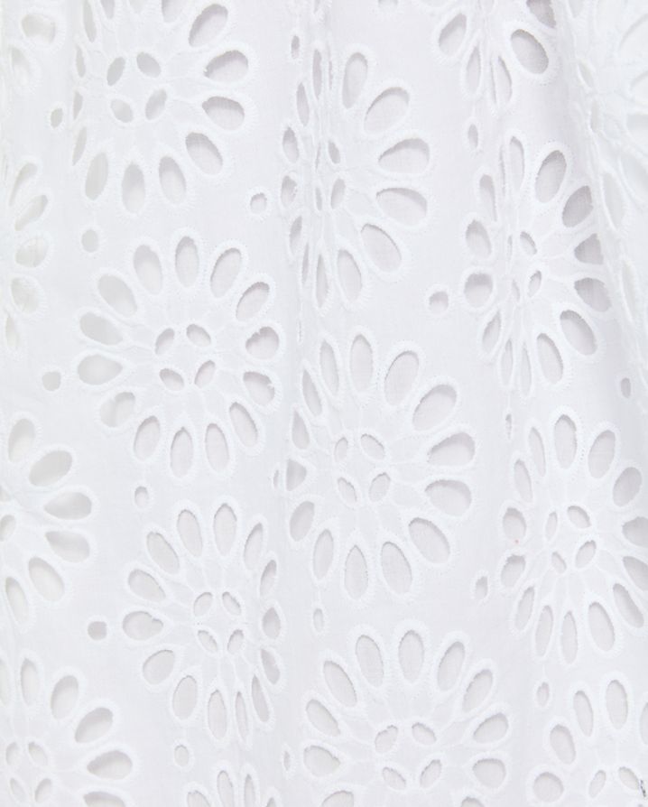 KAY SHORT SLEEVE EYELET DRESS