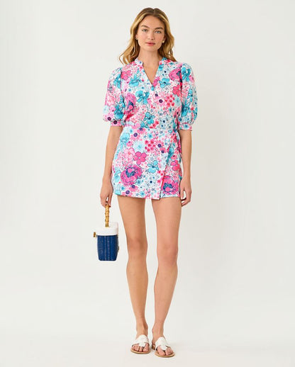 MIALEIGH ELBOW SLEEVE LINEN TOP