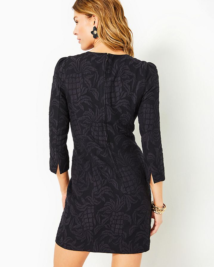 KOLTON 3/4 SLEEVE DRESS
