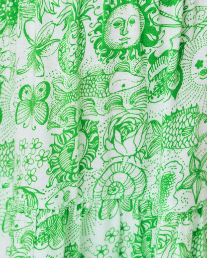 MINI JILLY SLEEVED MIDI DRESS