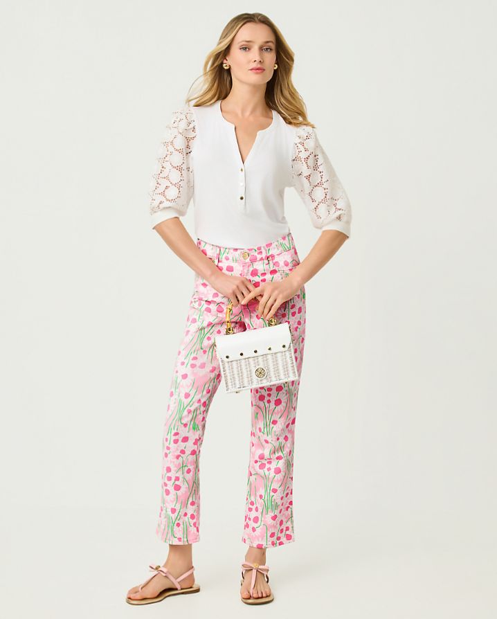 ANNET HIGH RISE CROP FLARE
