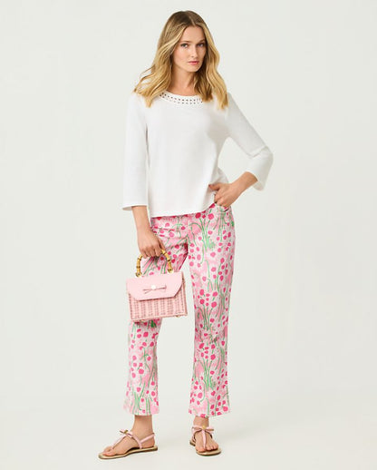 ANNET HIGH RISE CROP FLARE
