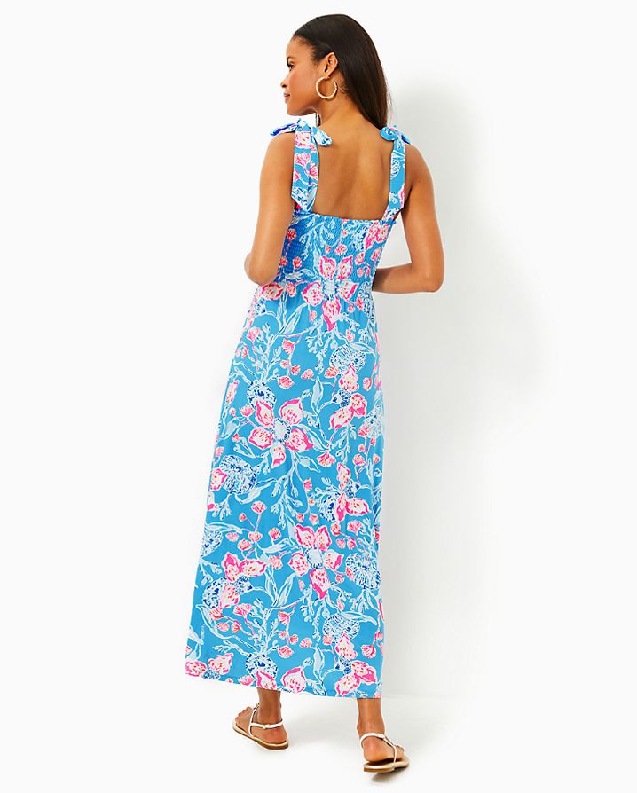KAILUA SMOCKED MAXI DRESS