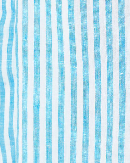 JAZMYN 3/4 SLEEVE LINEN DRESS