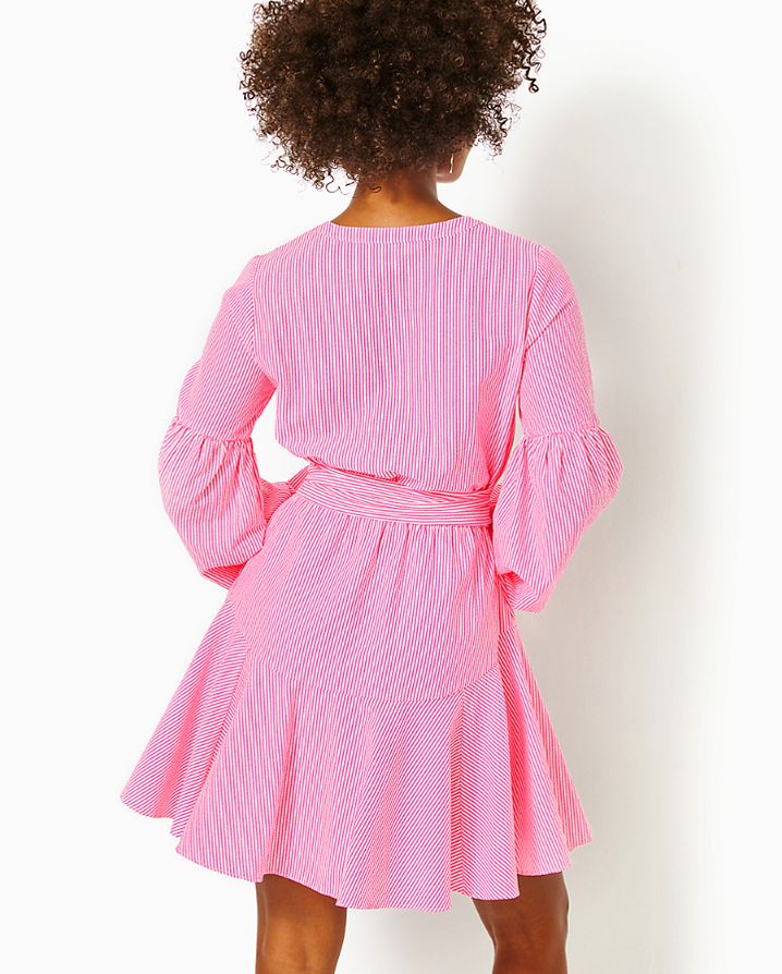 CARLA LS STRIPE DRESS