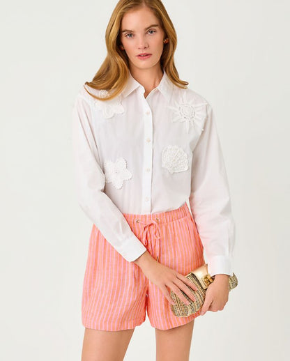 5" CROIX LINEN SHORT
