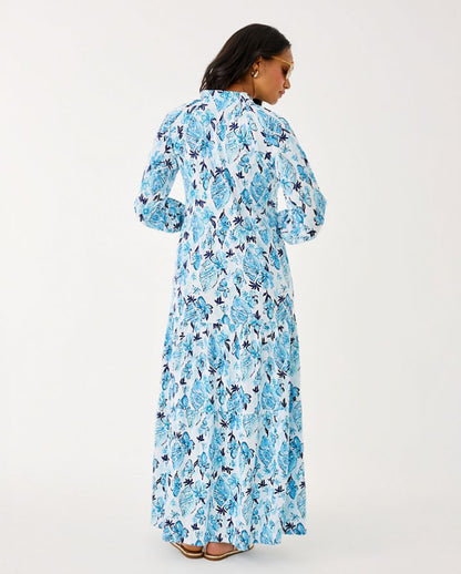 MALONE 3/4 SLEEVE MAXI DRESS