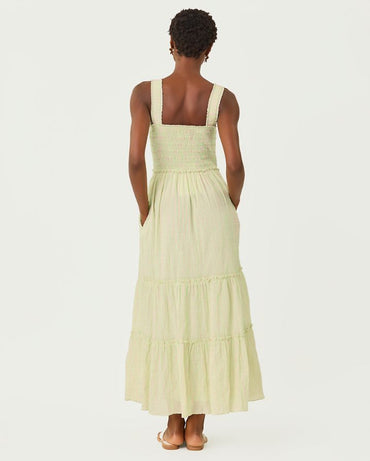 HADLY SMOCKED MAXI DRESS