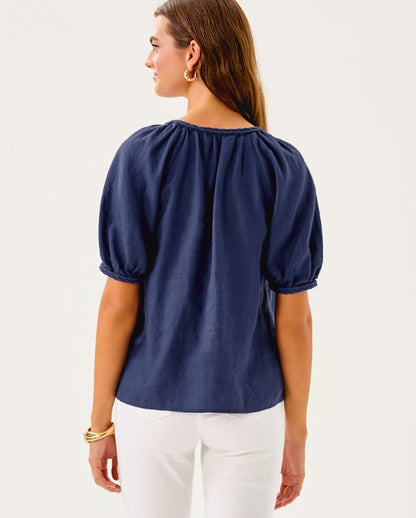 CALAIS SHORT SLEEVE TOP