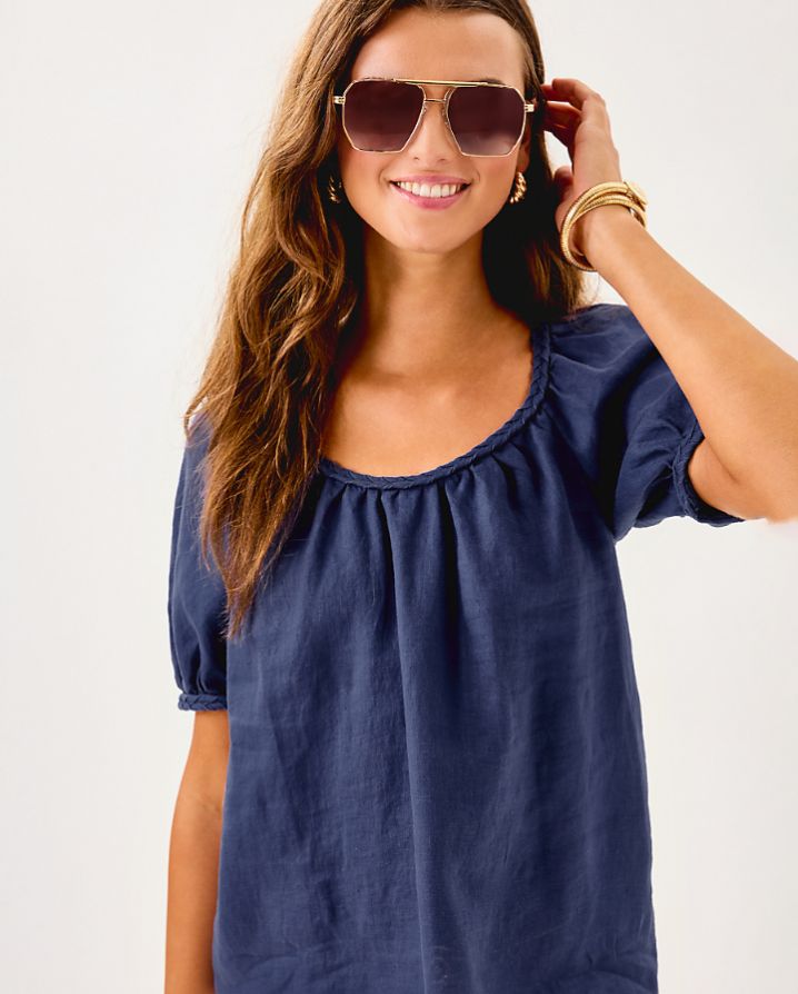 CALAIS SHORT SLEEVE TOP