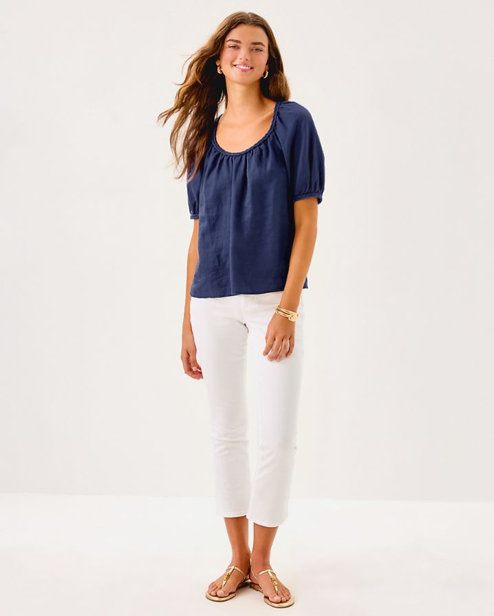 CALAIS SHORT SLEEVE TOP