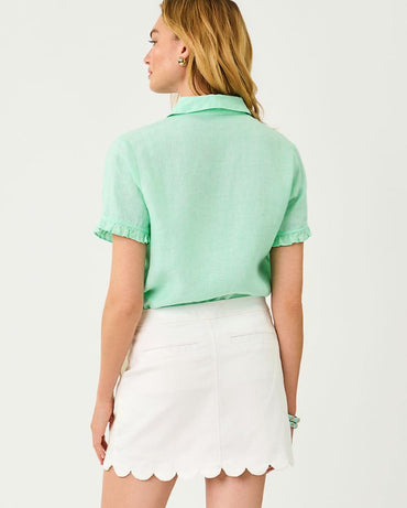 CARDEN RUFFLE TOP