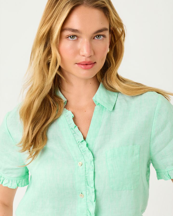 CARDEN RUFFLE TOP