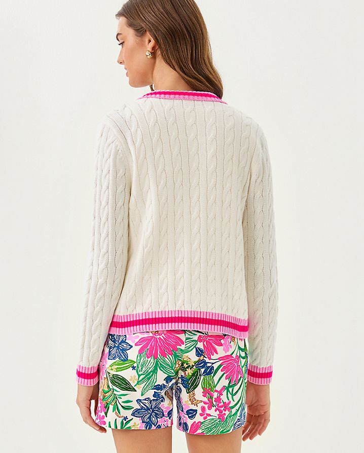 BROCKTON POLO CARDIGAN