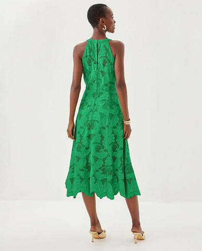 DENISE LACE MIDI DRESS