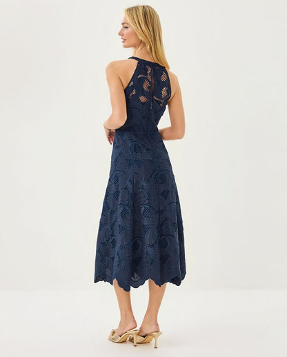 DENISE LACE MIDI DRESS