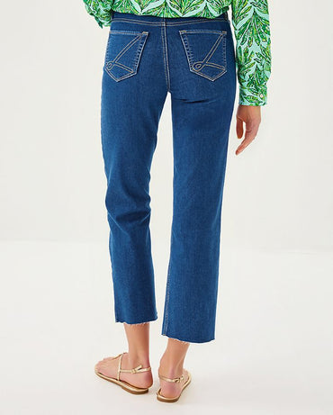 LINDESSA HIGH RISE CROP JEAN