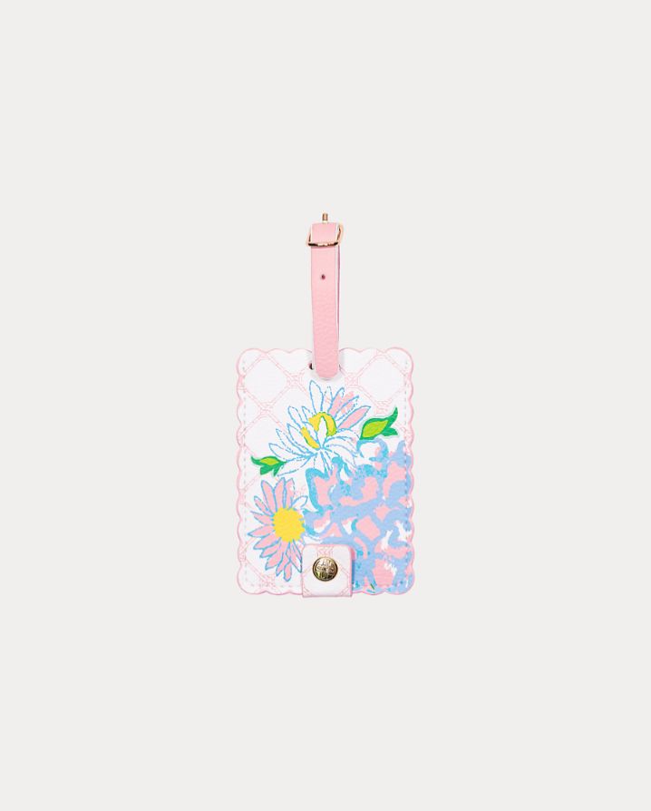 SCALLOPED LUGGAGE TAG