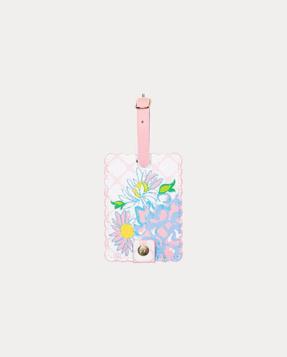 SCALLOPED LUGGAGE TAG