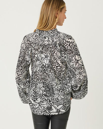 LOURDES LONG SLEEVE TOP
