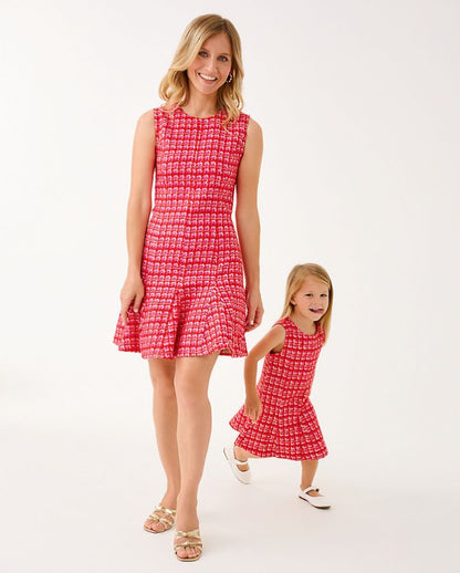 ENYA BOUCLE DRESS