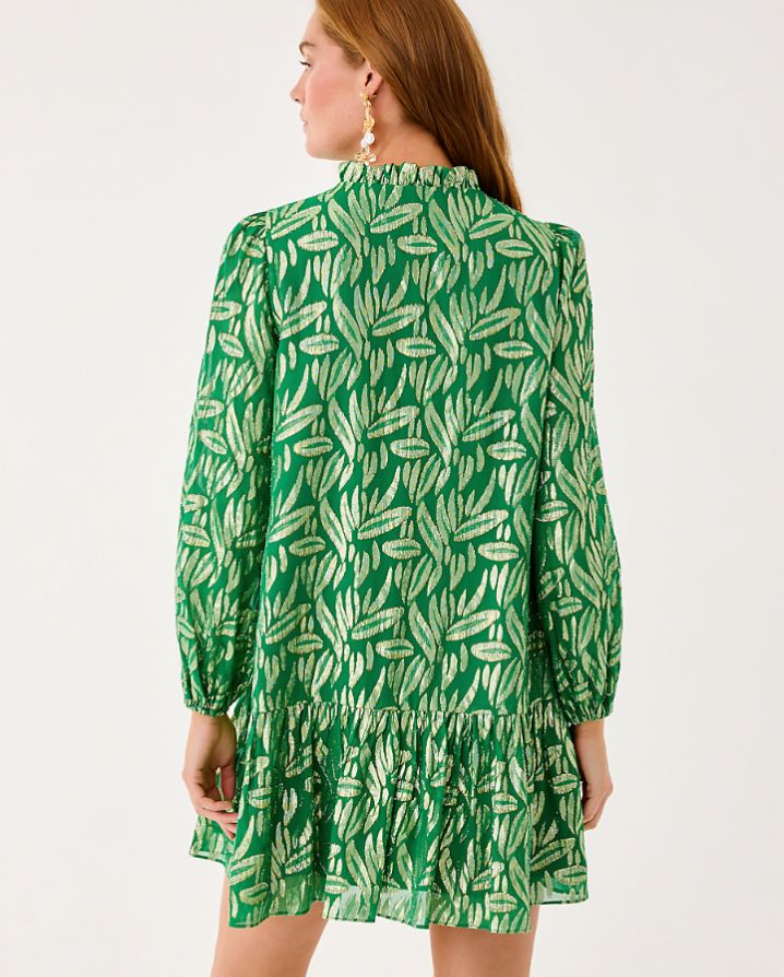 EVALINE SILK DRESS