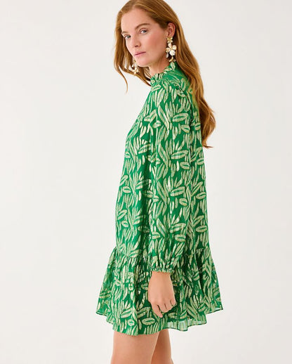 EVALINE SILK DRESS