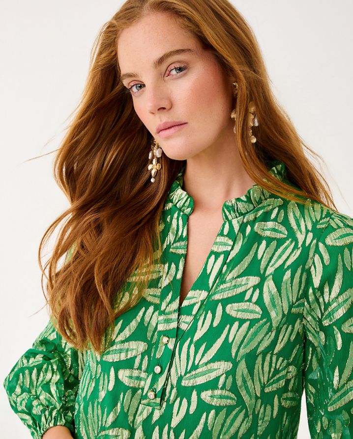 EVALINE SILK DRESS