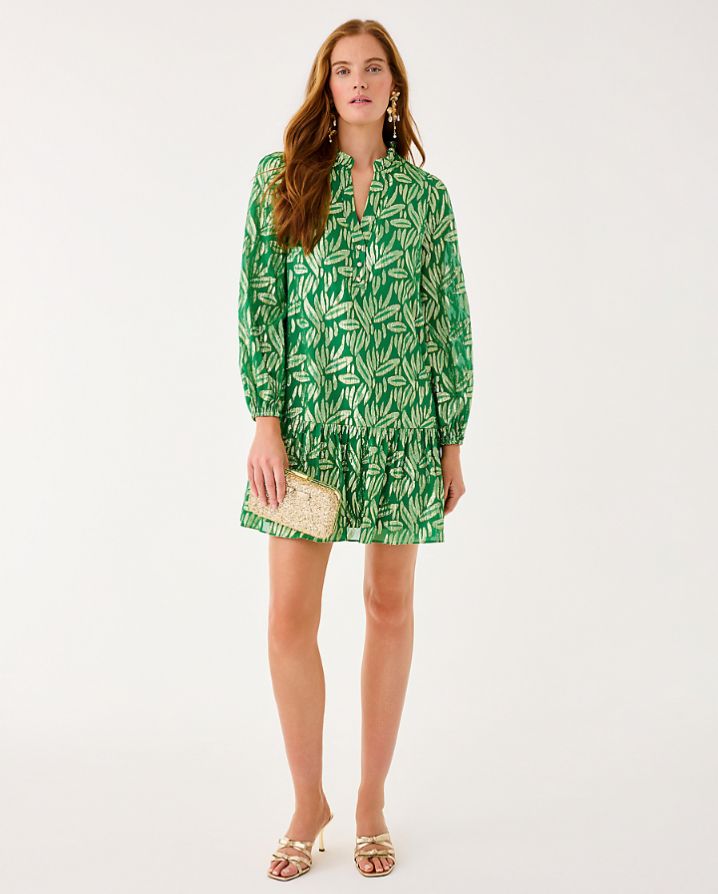 EVALINE SILK DRESS