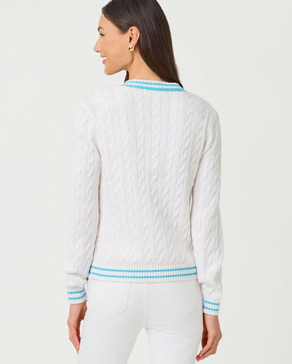 BROCKTON CREW NECK CARDIGAN